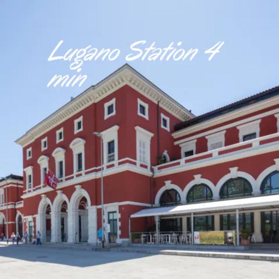 Duplex Loft In Lugano Center With Garden, Wi-Fi -By Easylife Swiss Apartment Ngoại thất bức ảnh